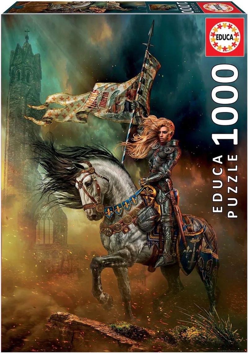 puzzel - 1000 stuks - JEANNE D'ARC from Educa, Multicolour edition – box
