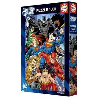 puzzel - 1000 stuks - JUSTICE LEAGUE from Educa, Multi-coloured edition – box 2 of 3