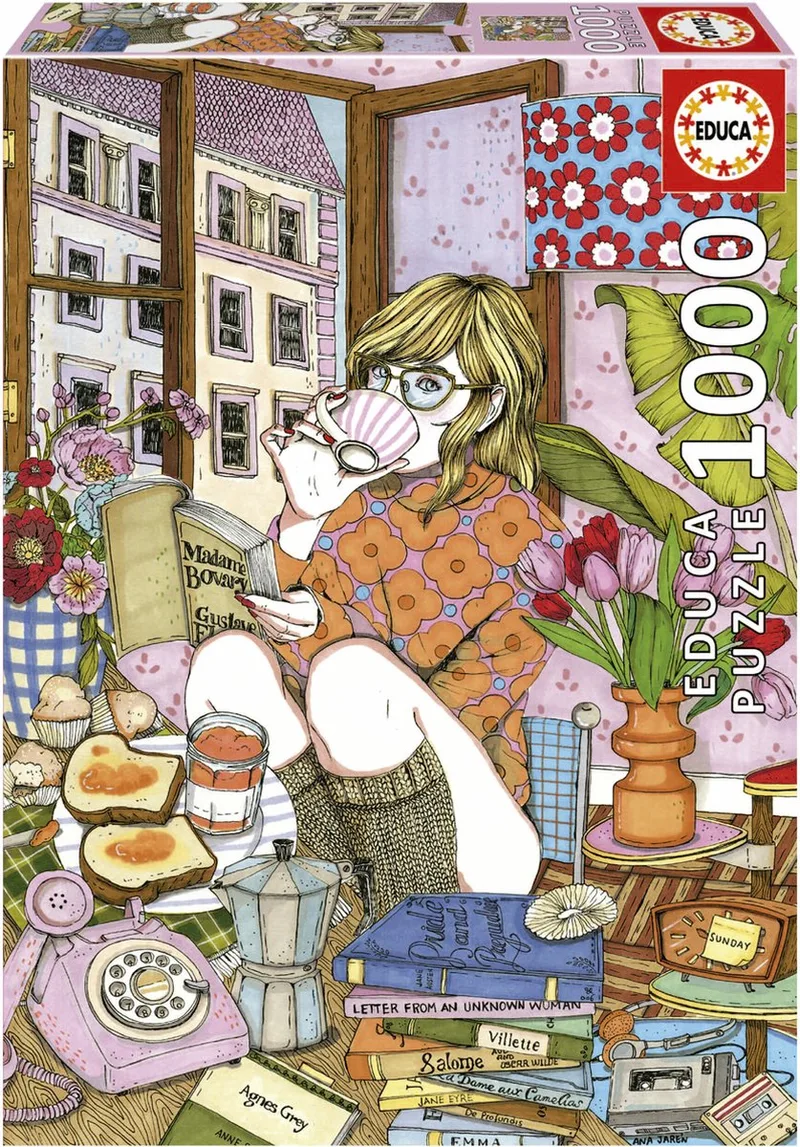 Puzzel - 1000 stuks - Time For Myself Ana Jarén van Educa, editie Meerkleurig – doos