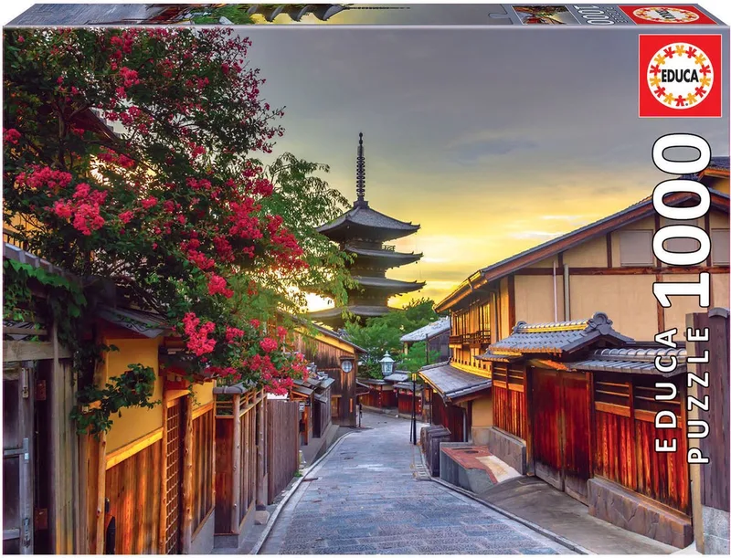 puzzel - 1000 stuks - Yasaka Pagoda fra Educa, Flerfarvet-udgave – æske