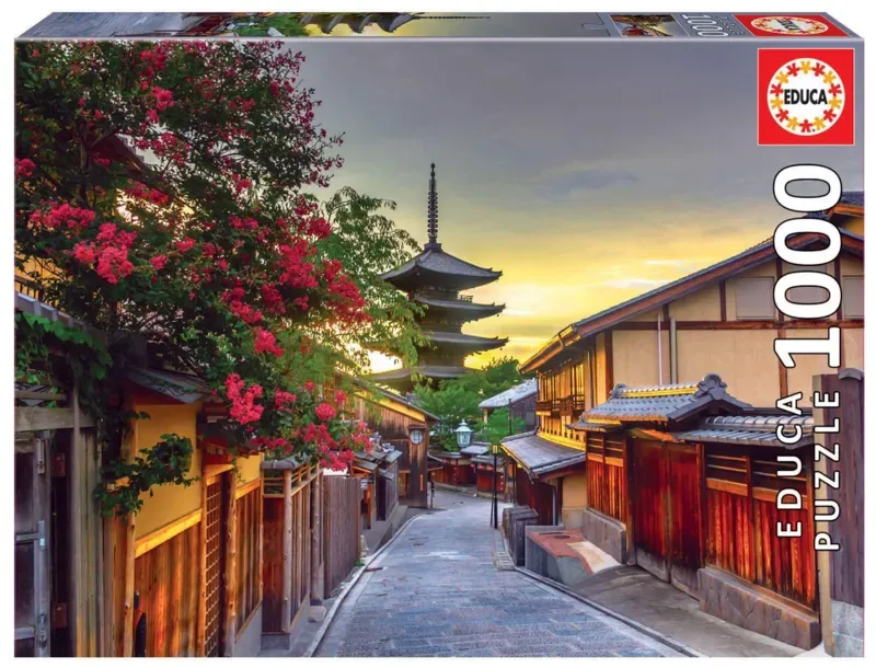 puzzel - 1000 stuks - Yasaka Pagoda van Educa, editie Meerkleurig – doos 2 van 2