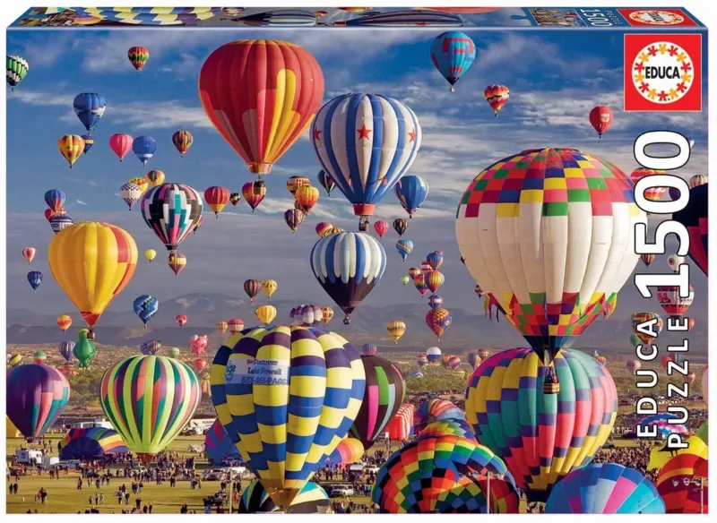 Puzzel – 1500 stukjes – Hete Luchtballonnen – Legpuzzel von Educa, Ausgabe Mehrfarbig – Schachtel 2 von 2