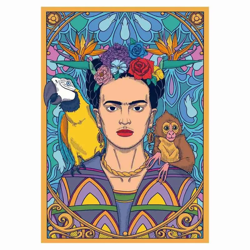 puzzel - 1500 stuks - FRIDA KAHLO van Educa, editie Meerkleurig – doos 3 van 6