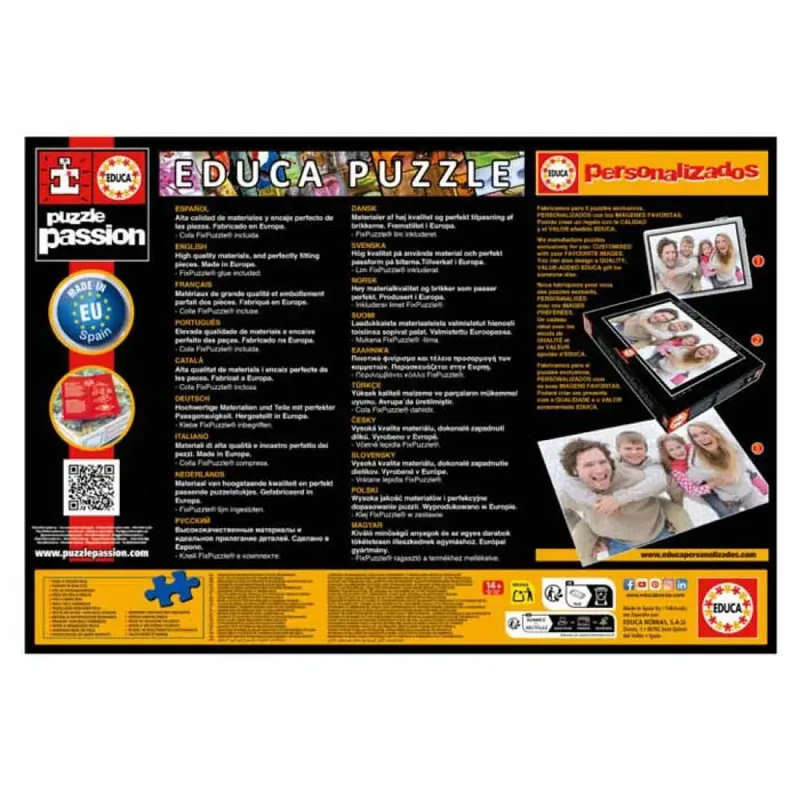 puzzel - 1500 stuks - FRIDA KAHLO van Educa, editie Meerkleurig – doos 5 van 6
