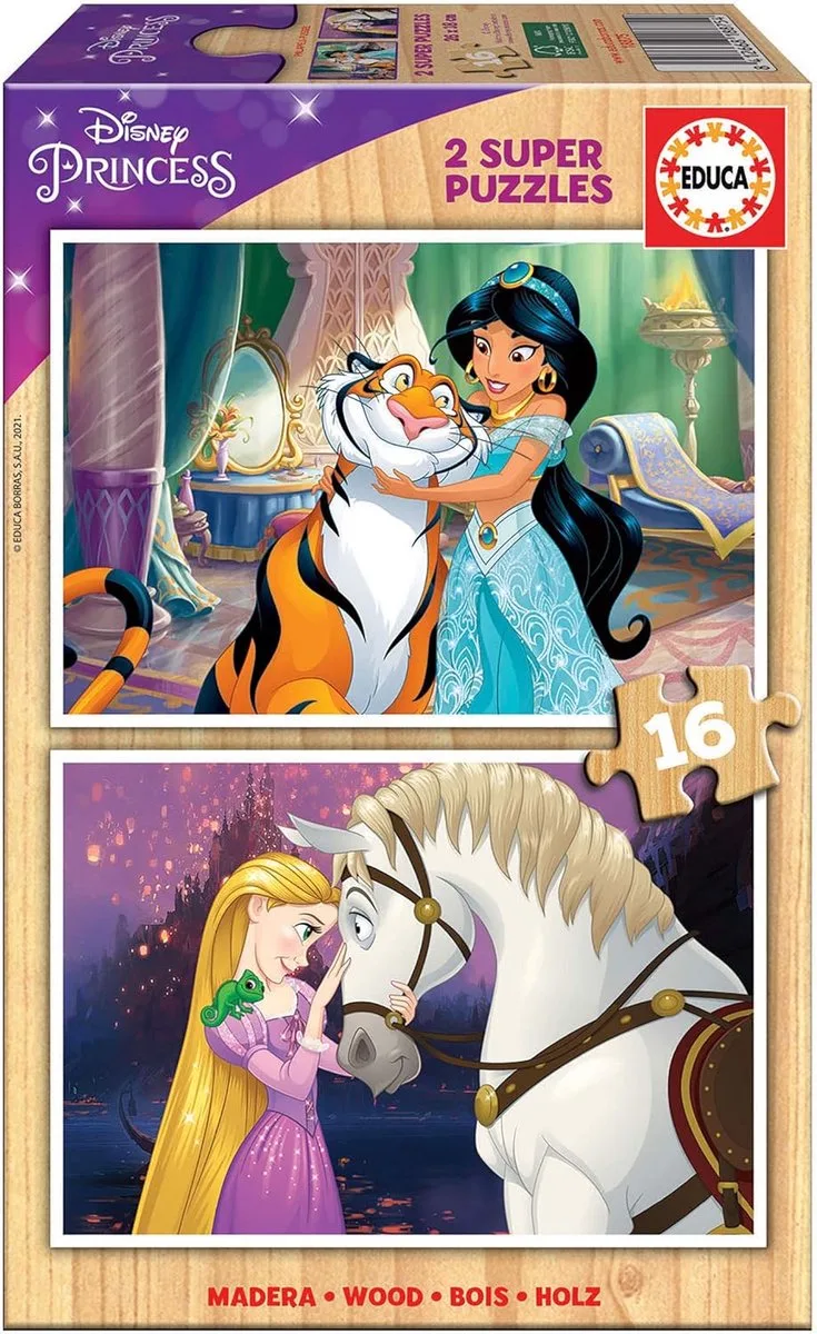 puzzel - 2 x 16 stukjes DISNEY van Educa, editie Meerkleurig – doos