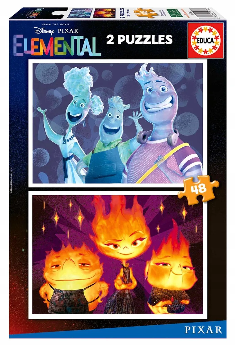 Puzzel 2 x 48 Stukjes - Elemental van Educa – doos 1 van 4