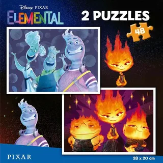 Puzzel 2 x 48 Stukjes - Elemental van Educa – doos 4 van 4