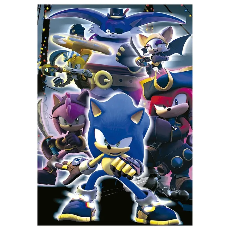 puzzel - 300 stuks - NEON SONIC de Educa, édition Multicolore – boîte 2 sur 2