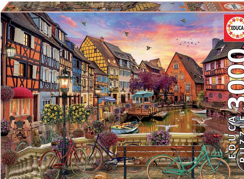 puzzel - 3000 Stukjes - Colmar - Legpuzzel von Educa, Ausgabe Mehrfarbig – Schachtel