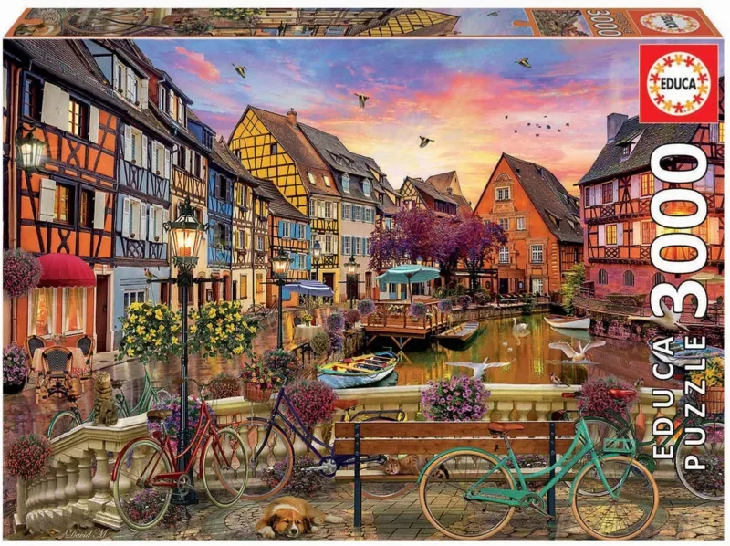 puzzel - 3000 Stukjes - Colmar - Legpuzzel från Educa, utgåva Flerfärgad – kartong 2 av 2