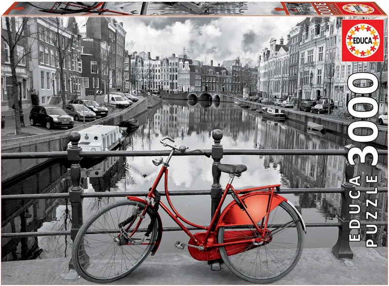 puzzel - 3000 stuks - AMSTERDAM van Educa, editie Meerkleurig – doos