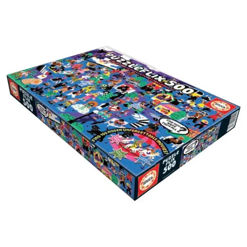 Puzzel - 500 stukjes - Flix - legpuzzel van Educa, editie Meerkleurig – doos 2 van 2