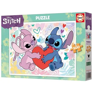 Puzzel - 500 stukjes - Stitch Disney - Legpuzzel from Educa, Multicolour edition – box 2 of 3