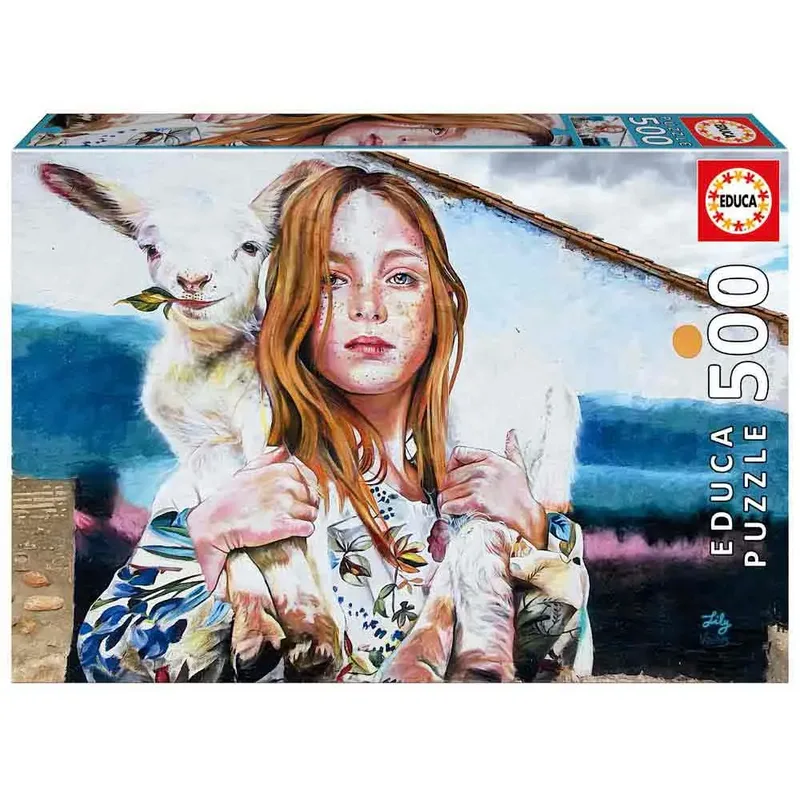 puzzel - 500 stuks - LA PASTORA from Educa, Multicolour edition – box 2 of 6