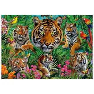 puzzel - 500 stuks - Tijger Jungle from Educa, Multicolour edition – box 2 of 2