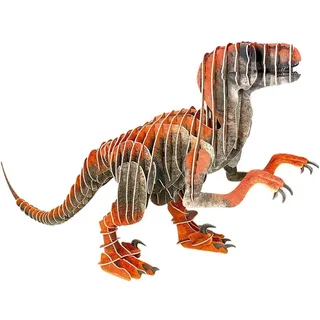 puzzel - 64 stuks - Velociraptor 3D van Educa, editie Meerkleurig – doos 2 van 2