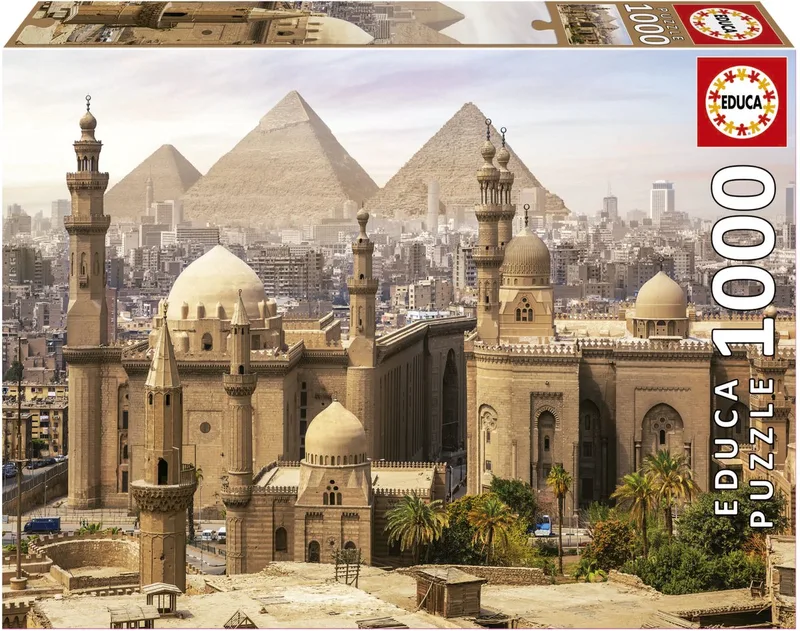 puzzel Cairo Egypte 1000 stukjes - legpuzzel volwassenen. from Educa, Multicolour edition – box