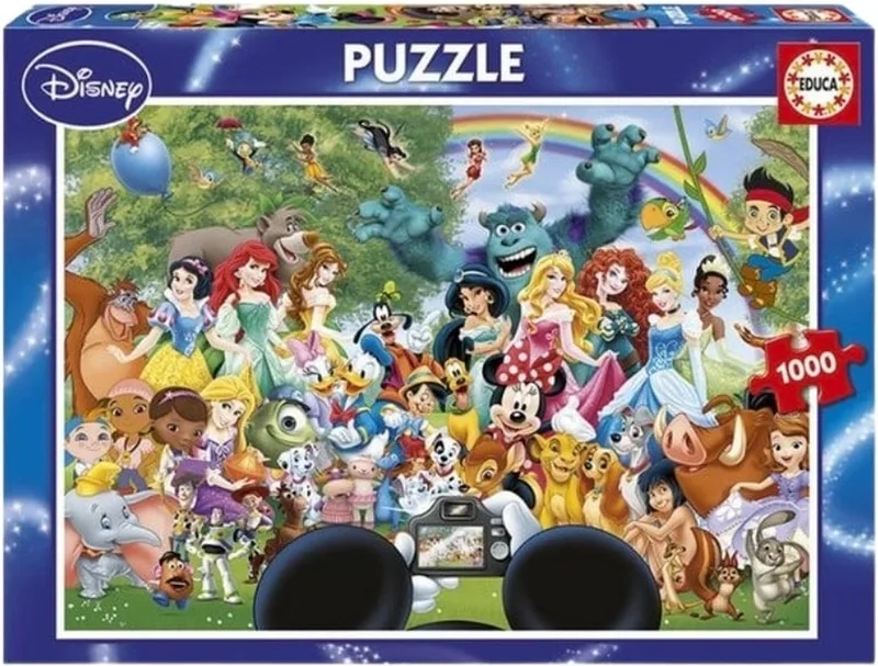 Puzzel - De wondere wereld van Disney - 1000 stukjes - Legpuzzel van Educa, editie Meerkleurig – doos 1 van 2