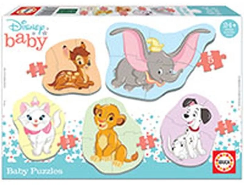 puzzel - Disney - babypuzzel 3,4 en 5 stukjes van Educa, editie Meerkleurig – doos