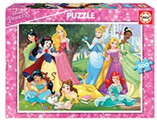Puzzel - Disney Princess - 500 stukjes - Legpuzzel van Educa, editie Meerkleurig – doos 1 van 3