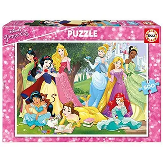 Puzzel - Disney Princess - 500 stukjes - Legpuzzel van Educa, editie Meerkleurig – doos 2 van 3