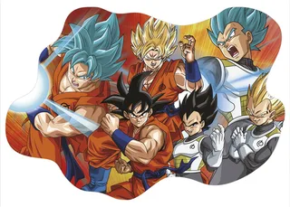 puzzel Dragon Ball poster - 250 stukjes - grote cartoon puzzel. from Educa, Multicolour edition – box 1 of 4