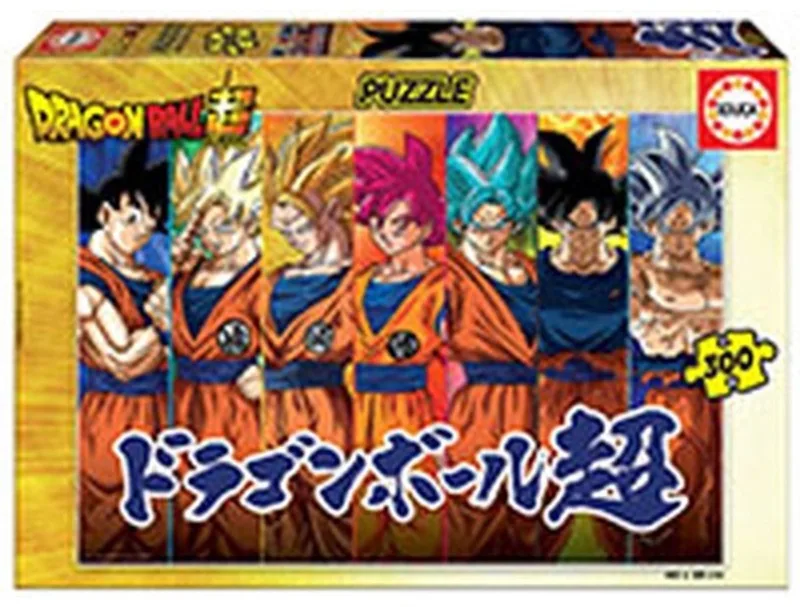 puzzel Dragon Ball Z 300 stukjes karton stripfiguren. fra Educa, Flerfarvet-udgave – æske
