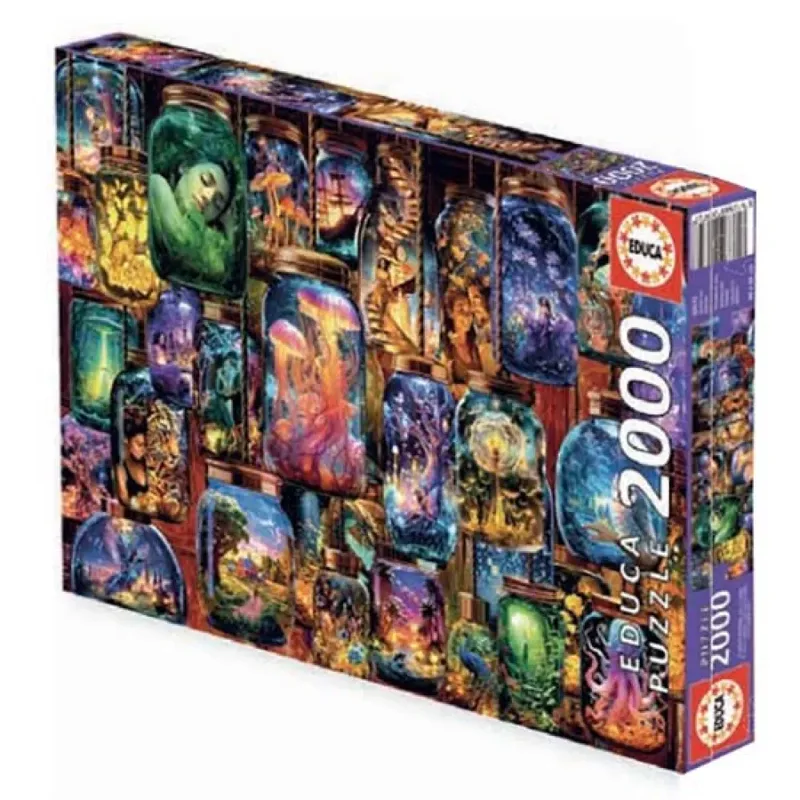 Puzzel - Dreams in Jars - 2000 stukjes - Legpuzzel van Educa, editie Meerkleurig – doos 2 van 2