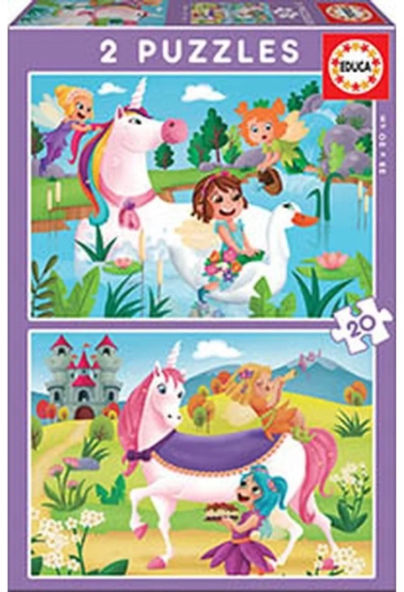 Puzzel Educa Unicorns and Fairies 40 stuks from Educa, Multicolour edition – box