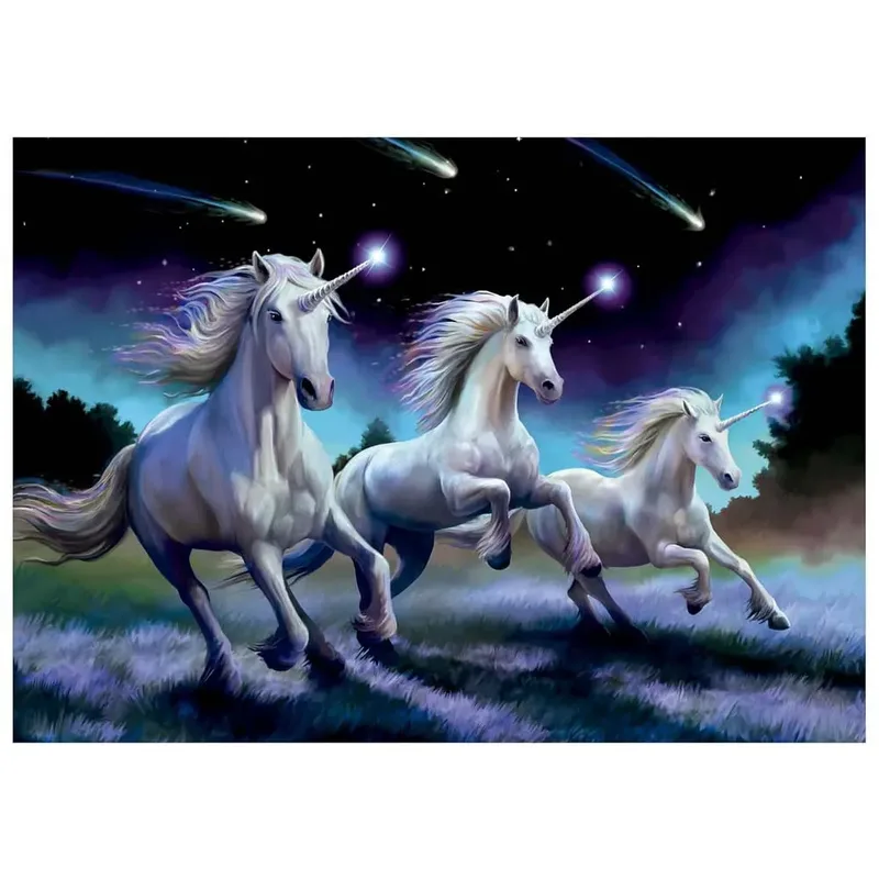 Puzzel Educa Unicorns (Anne Stokes) 1000 stuks van Educa, editie Meerkleurig – doos 2 van 2