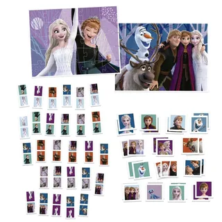 puzzel + educatief spel - Superpack 4 in 1 Frozen from Educa, Multicolour edition – box 2 of 3