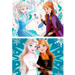 Puzzel - Frozen - 2 x 20 stukjes - Legpuzzel voor kinderen van Educa, editie Meerkleurig – doos 2 van 2