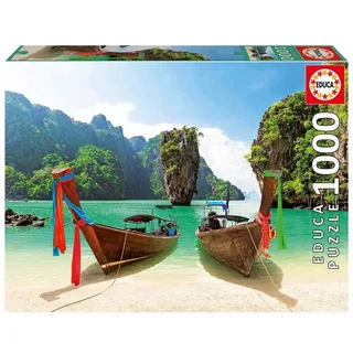 puzzel James Bond Island Thailand - 1000 stukjes karton. de Educa, édition Multicolore – boîte 2 sur 5