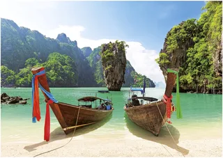 puzzel James Bond Island Thailand - 1000 stukjes karton. de Educa, édition Multicolore – boîte 1 sur 5
