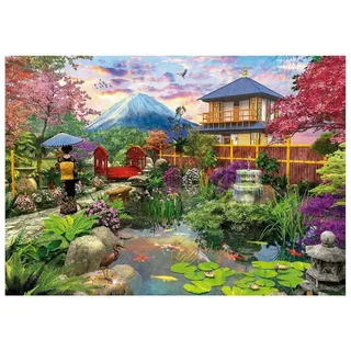 Puzzel - Japanse tuin - 1000 stukjes - Legpuzzel van Educa, editie Eenkleurig – doos 2 van 2