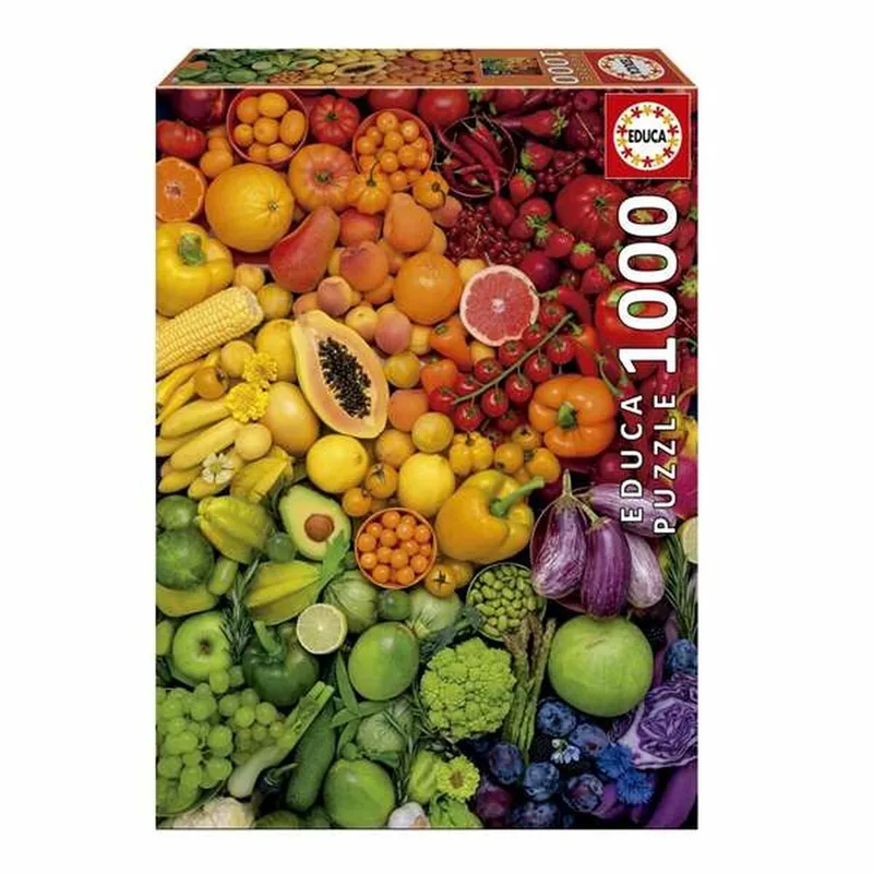 un large choix de puzzles made in Espagne Puzzle Vitamines Colorées - 1000 pièces de Educa, édition Multicolore – boîte