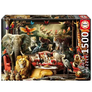 Puzzel -La Mansión de los Animales -1500 stukjes van Educa, editie Meerkleurig – doos 2 van 5