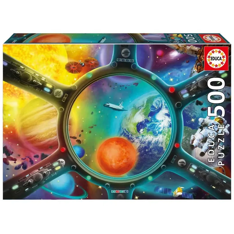 puzzel ruimtewandeling 500 stukjes karton kinderen. van Educa, editie Meerkleurig – doos 2 van 5
