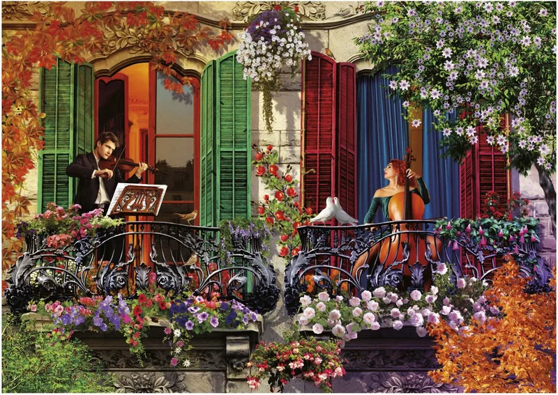 puzzel Serenade - legpuzzel 1500 stukjes volwassenen. von Educa, Ausgabe Mehrfarbig – Schachtel