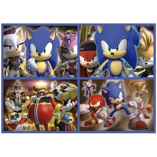 puzzel Sonic Neon - 4 puzzels 50,80,100,150 stukes de Educa, édition Multicolore – boîte 2 sur 2