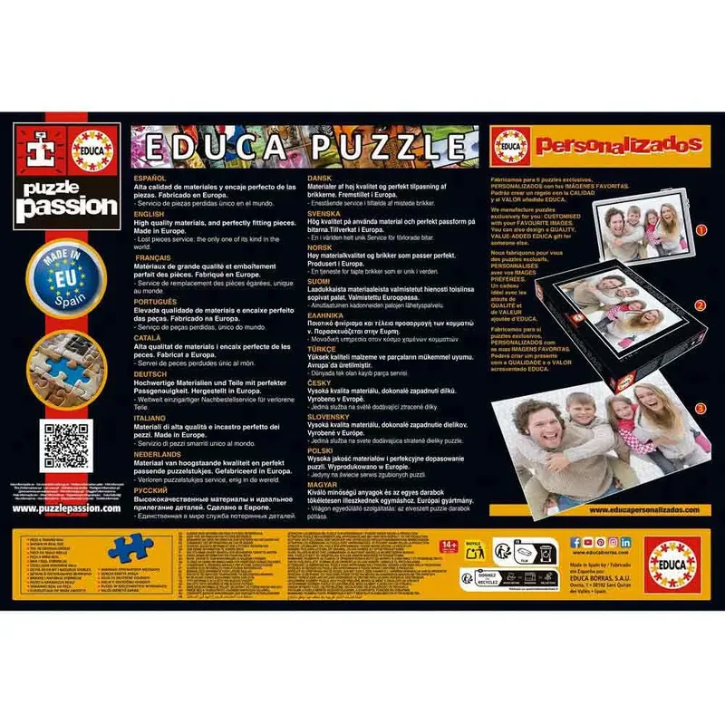 puzzel Venetië 4000 stukjes karton legpuzzel volwassenen. van Educa, editie Meerkleurig – doos 4 van 5