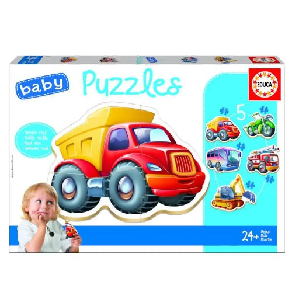 Puzzelvoertuigen Voor Baby´s från Educa – kartong