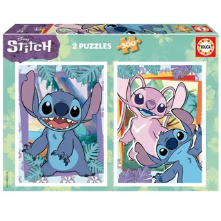 Puzzle 2 Puzzles - Stitch Disney - 500 à 999 pièces van Educa – doos 2 van 2