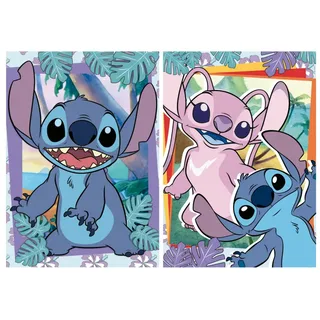 Puzzle 2 Puzzles - Stitch Disney - 500 à 999 pièces van Educa – doos 1 van 2