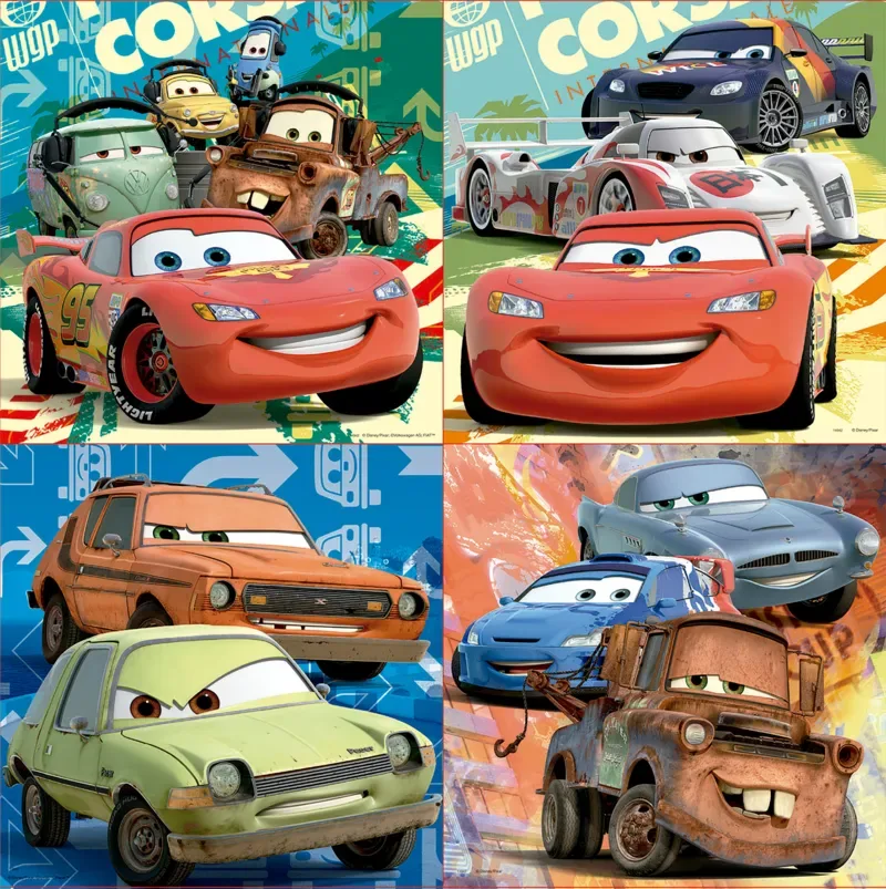 Puzzle 4 Puzzles Progressifs - Cars 2 - 10 à 25 pièces von Educa – Schachtel 2 von 2