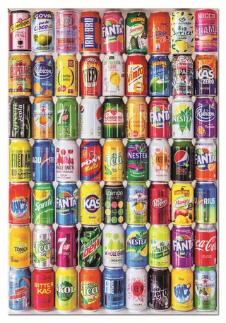 Puzzle Canettes de Soda - 500 à 999 pièces from Educa – box 1 of 2