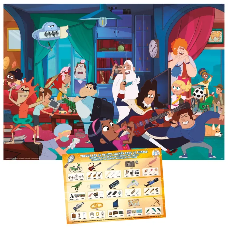 Puzzle Il Était une Fois... Ces Drôles d'Objets - 150 à 199 pièces van Educa – doos