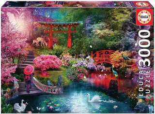 Puzzle Jardin japonais - 3000 pièces van Educa – doos 2 van 2
