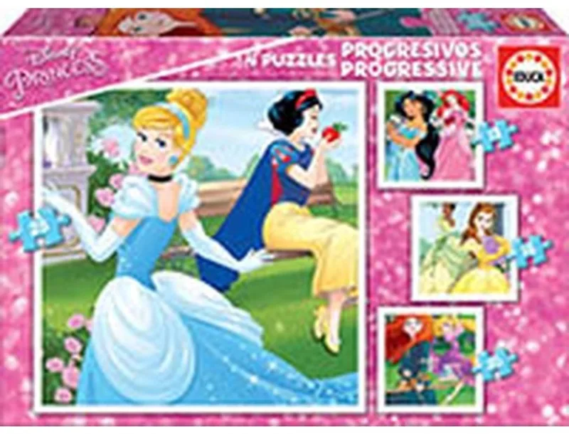 Puzzle Kids 12/16/20/25pcs - Disney Princess de Educa, édition Multicolore – boîte