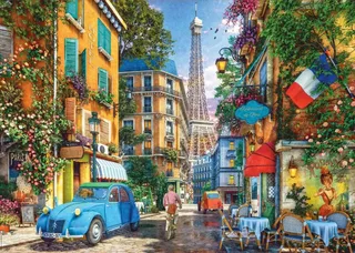 Puzzle 4000 Straßen Von Paris von Educa – Schachtel 1 von 2